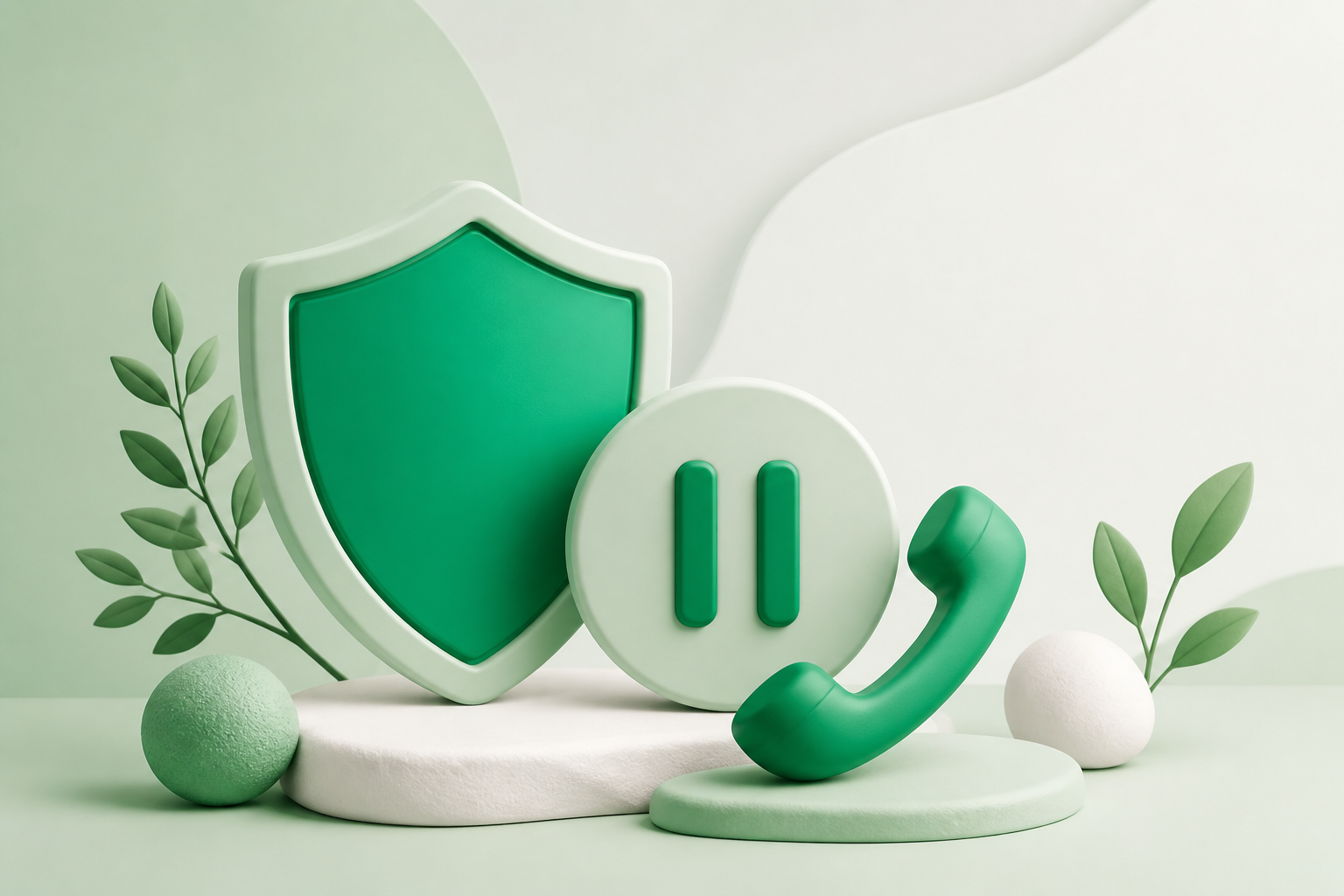 Abstract illustration of safety and pause tools